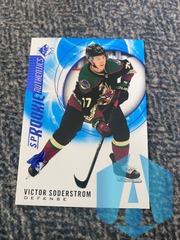 2020-21 Upper Deck SP Rookie Authentics Blue Victor Soderstrom #109